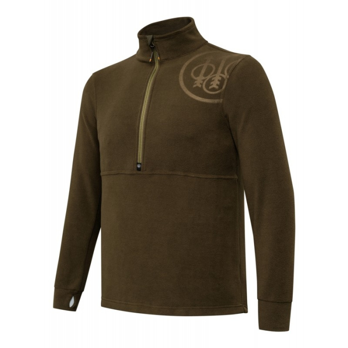 Polar Beretta HP Logo Half Zip Fleece - Green Moss (P3741T253407AA)